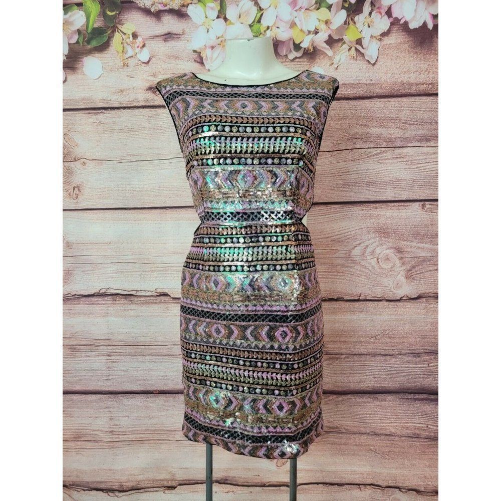 Forever 21 Sequin Cocktail Party Dress Size S